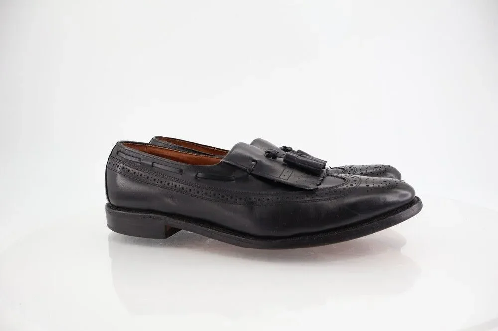 Allen Edmonds Arlington Kiltie Loafer Men's Size 11.5 A Black Leather Tassel Moc